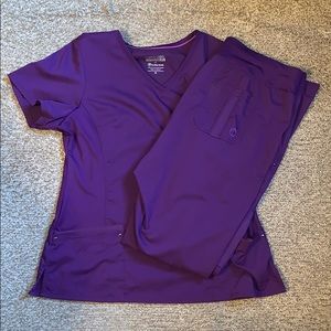 Healing Hands Purple Label Scrub Set